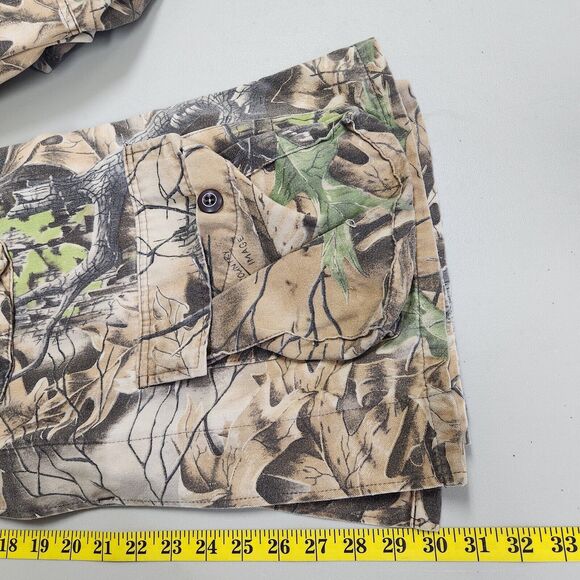 US Army Combat Shirt Jacket Size L Camo Military Button Down Pockets - Picture 9 of 14